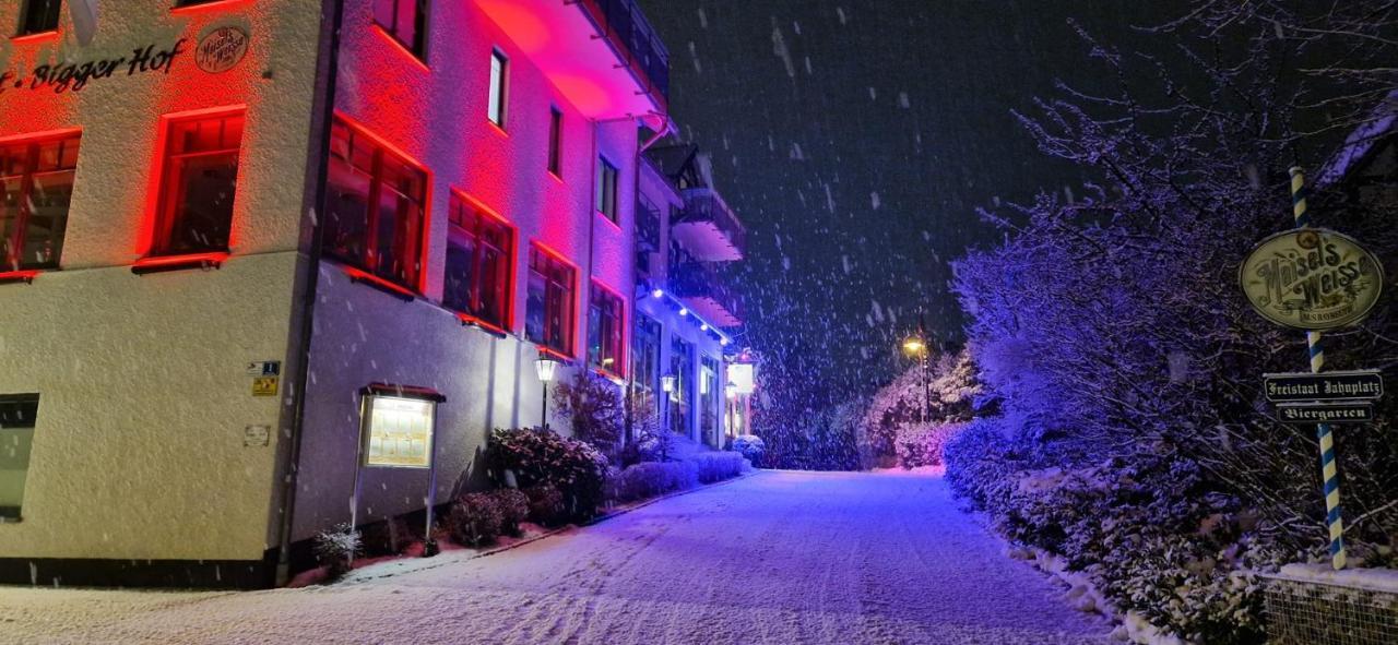 Hotel Bigger Hof - Wirtshaus Platzhirsch Am Jahnplatz ออลสเบิร์ก ภายนอก รูปภาพ